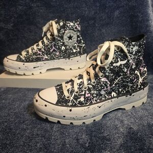 Converse Women's Chuck Taylor All Star Lugged High "Paint Splatter"